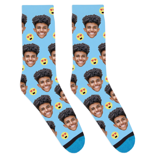 Custom Heart Eyes Socks