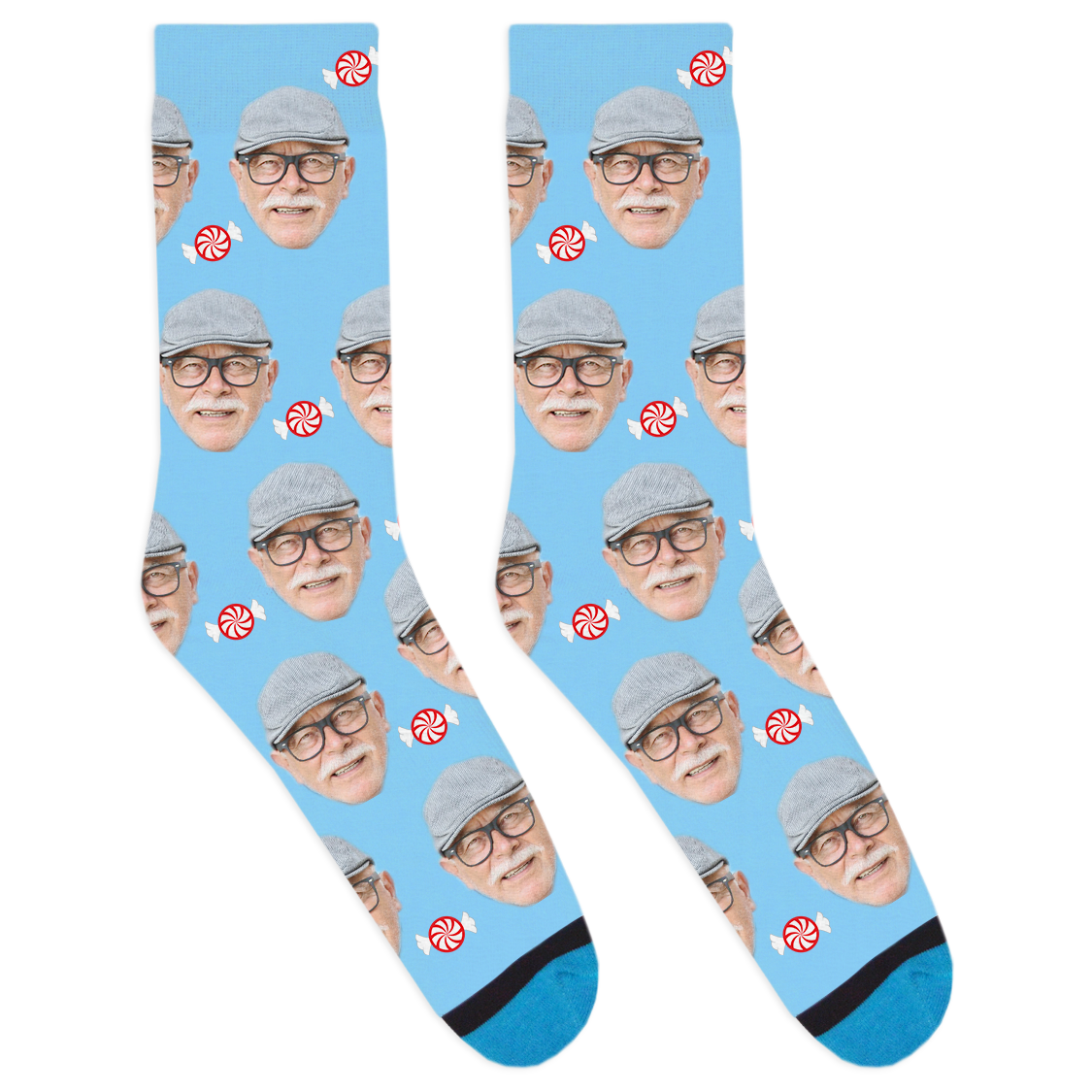 Custom Christmas Candy Socks