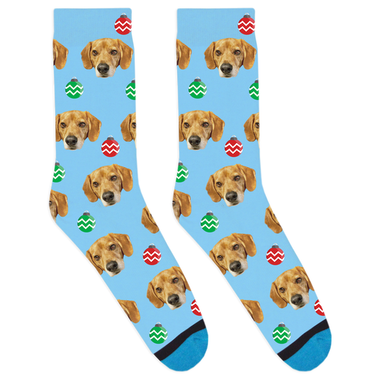 Custom Christmas Ornament Socks