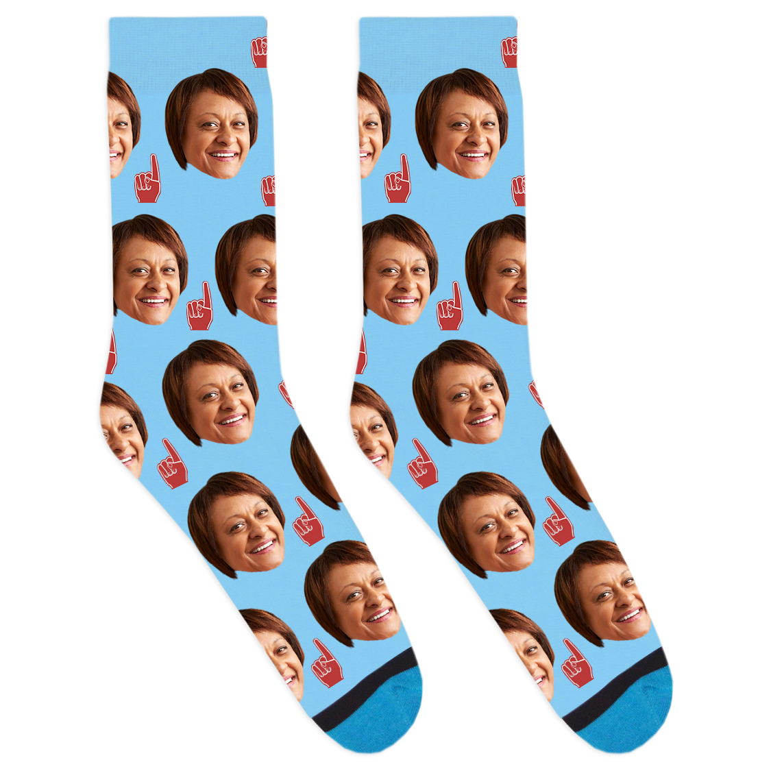 Custom Foam Finger Socks