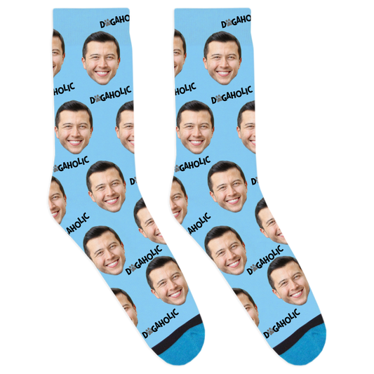 Custom Dogaholic Socks