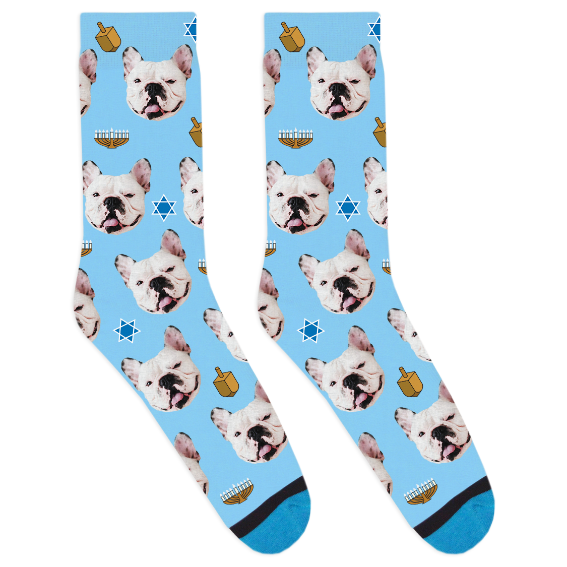 Custom Hanukkah Socks