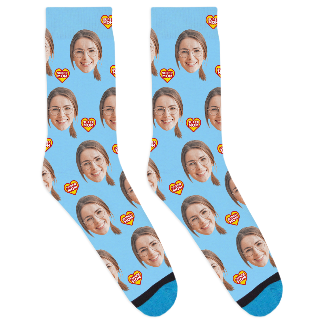 Custom Super Mom Socks
