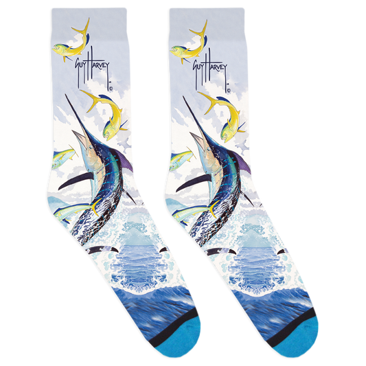 Guy Harvey Collection: Marlin Mahi Jump