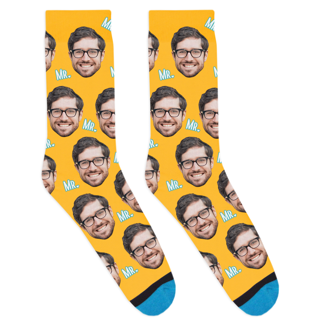 Custom Wedding Mr. Socks