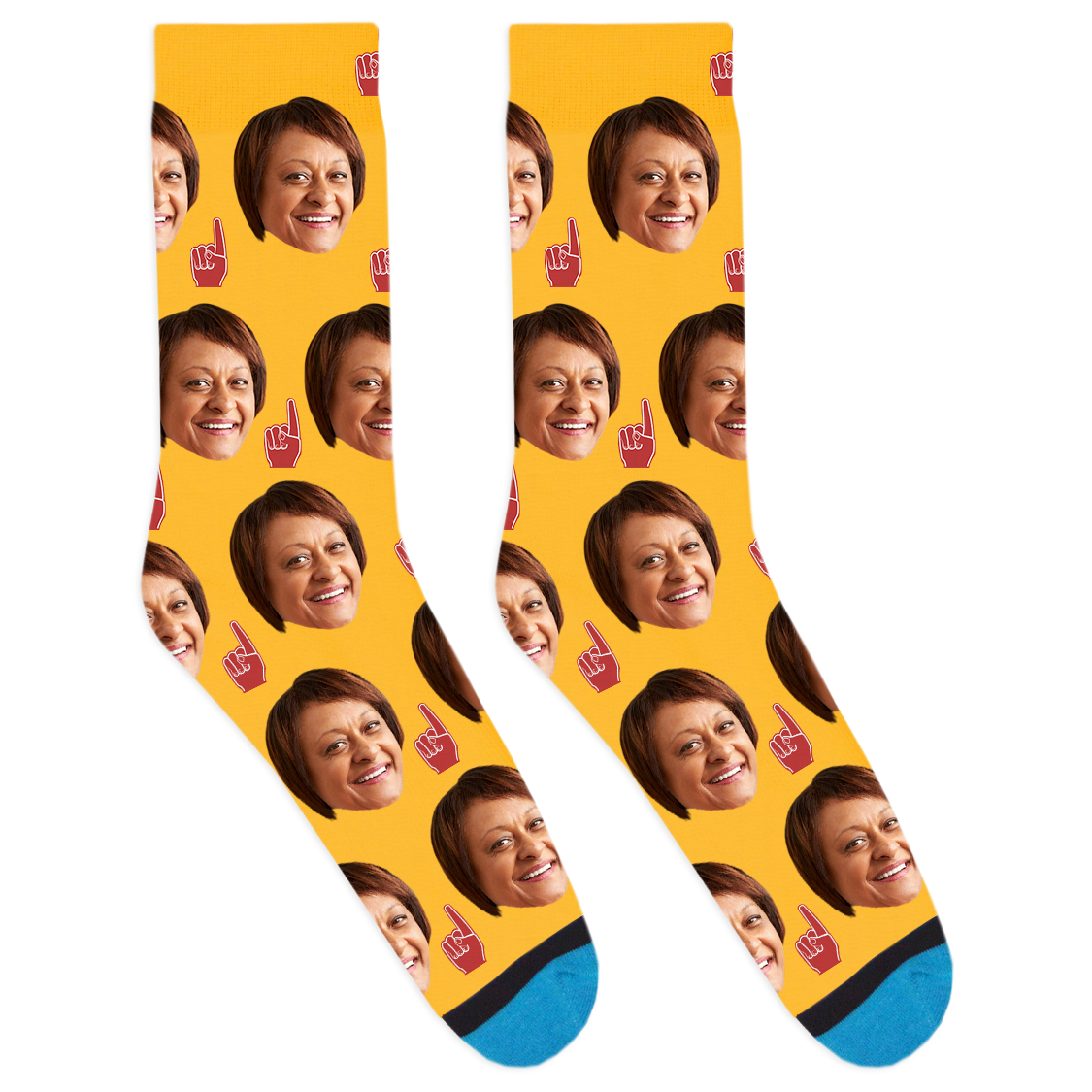 Custom Foam Finger Socks