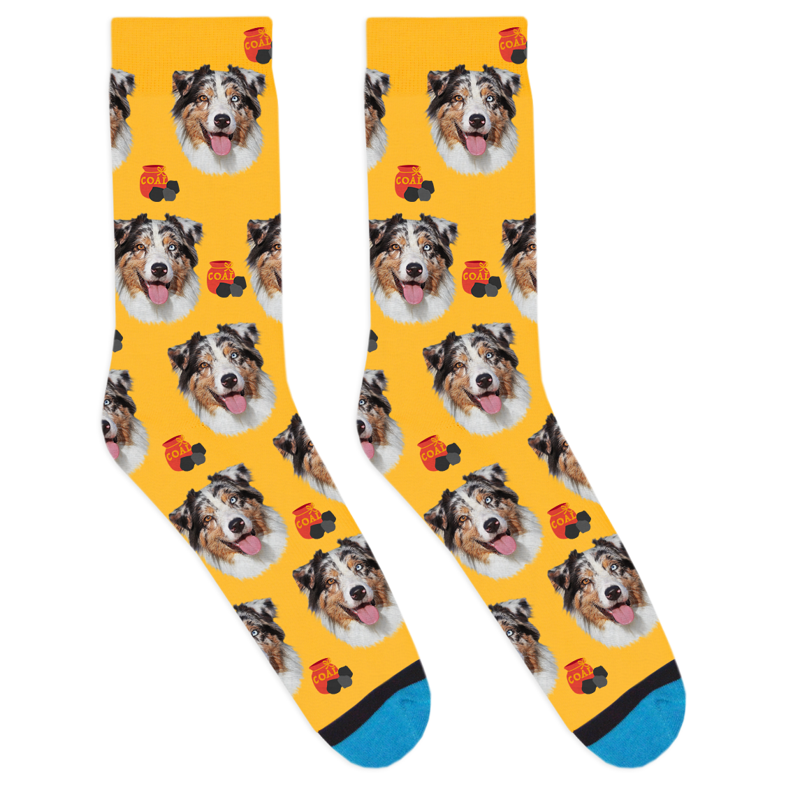 Custom Coal Socks