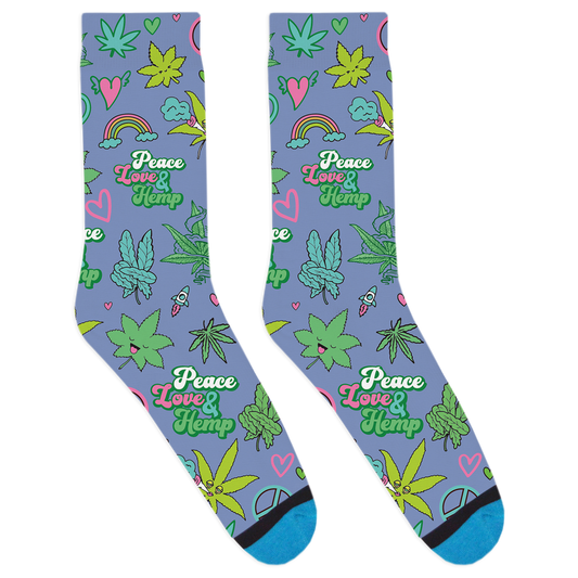 Peace, Love, Hemp Socks