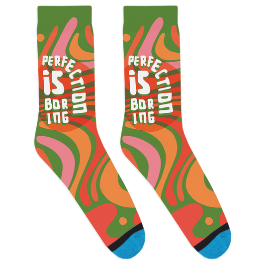 Perfection is Boring Socks