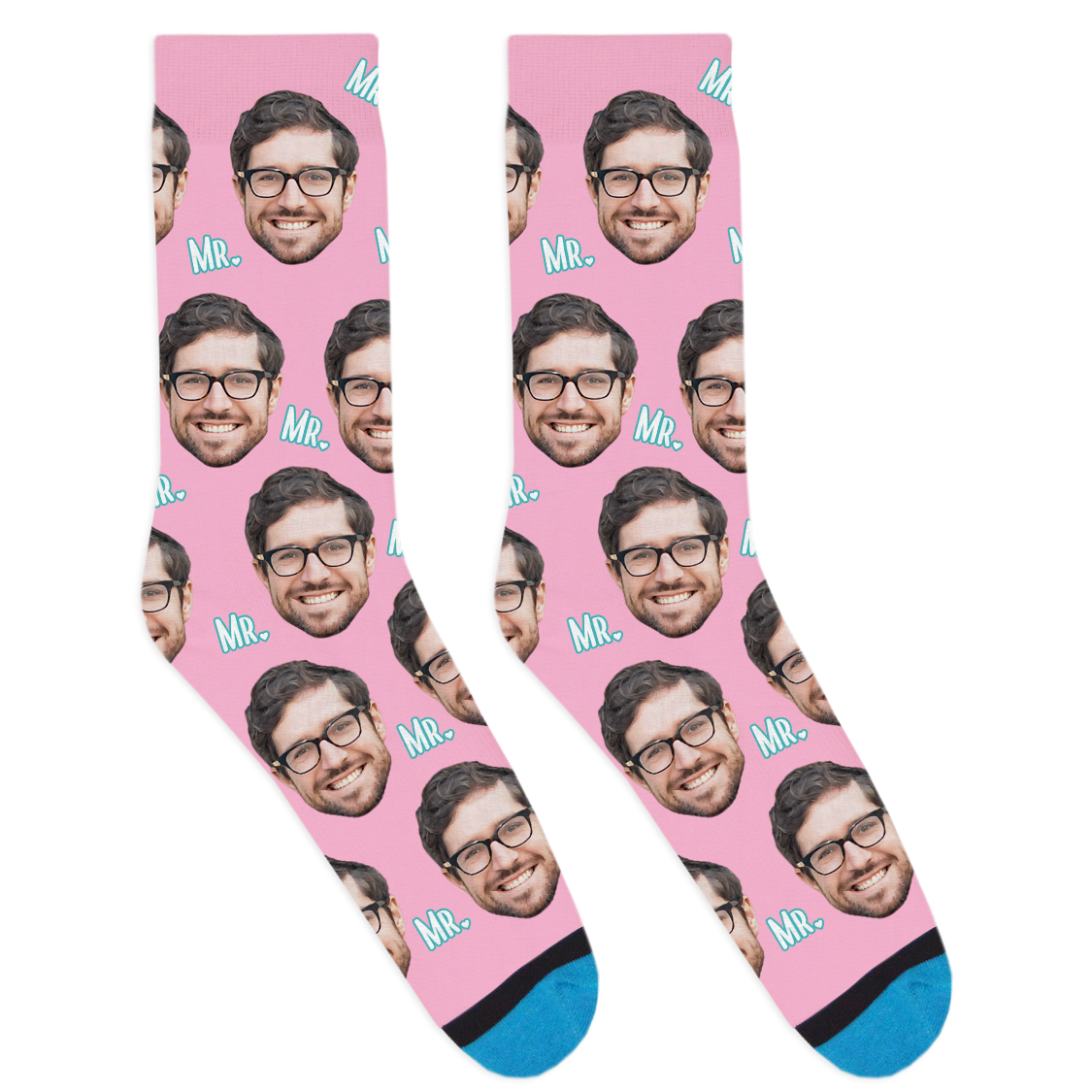 Custom Wedding Mr. Socks