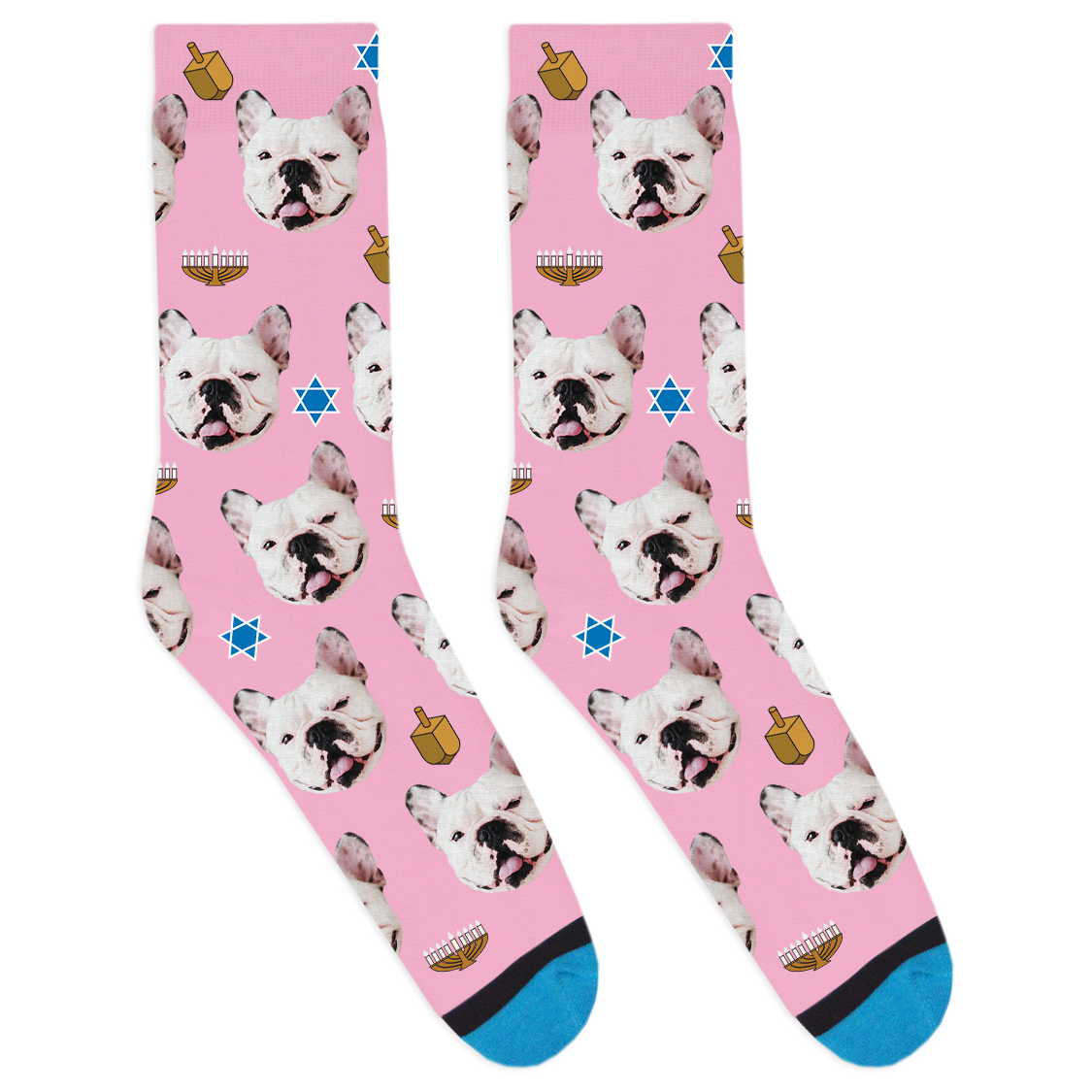 Custom Hanukkah Socks