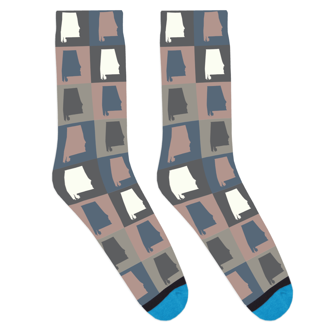 Pop Art Alabama Socks