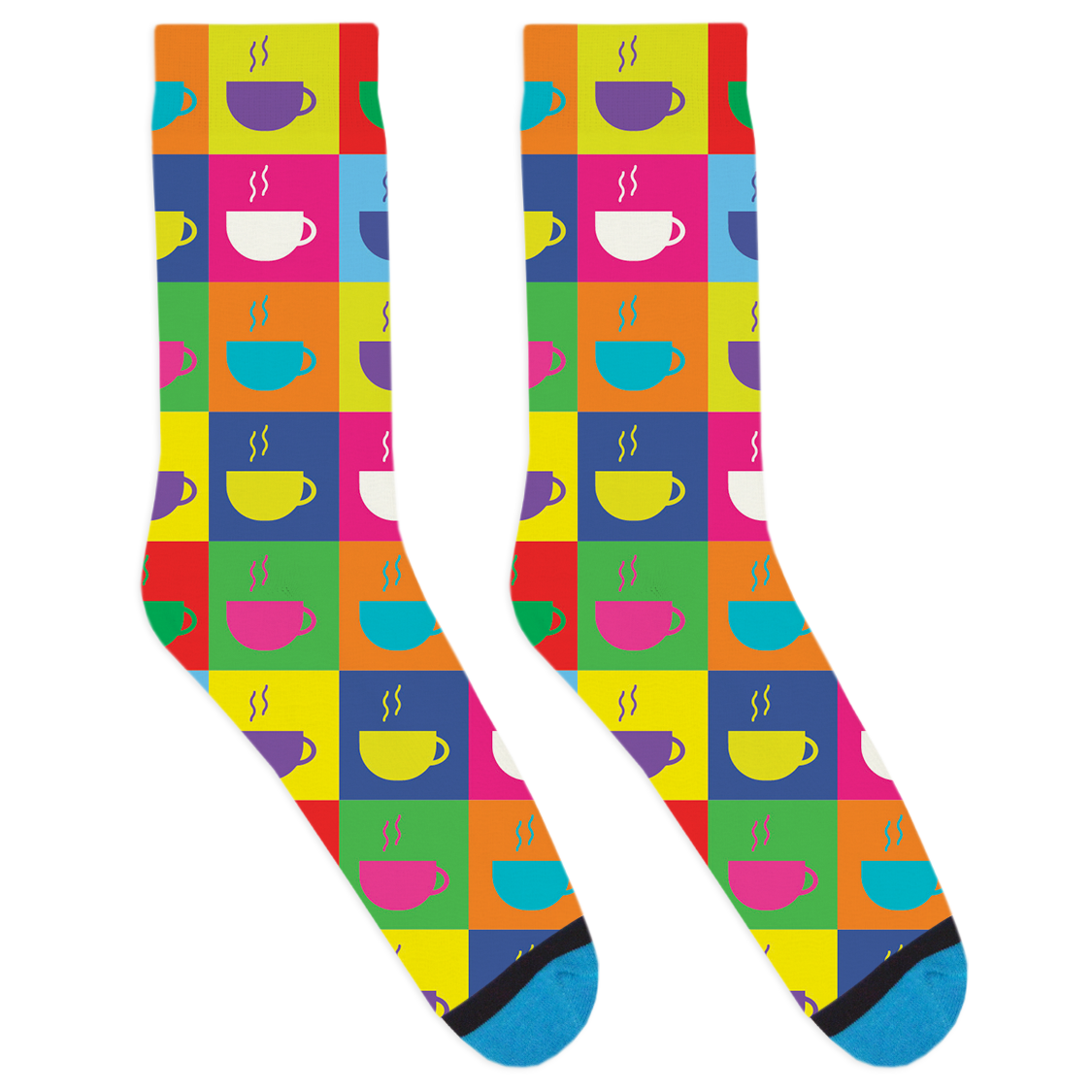 Pop Art Coffee Socks