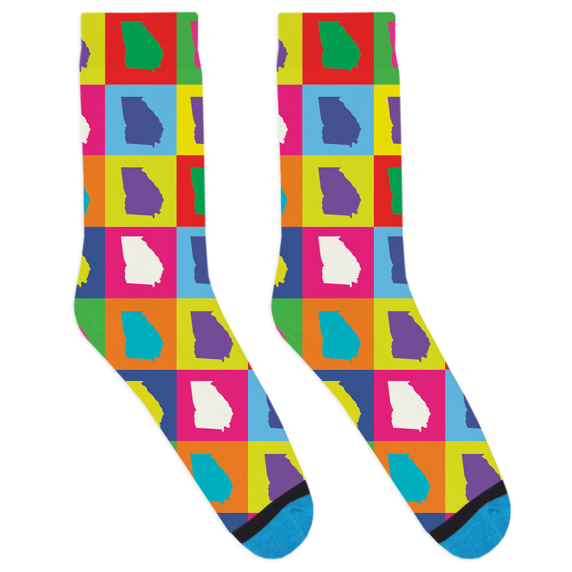 Pop Art Georgia Socks