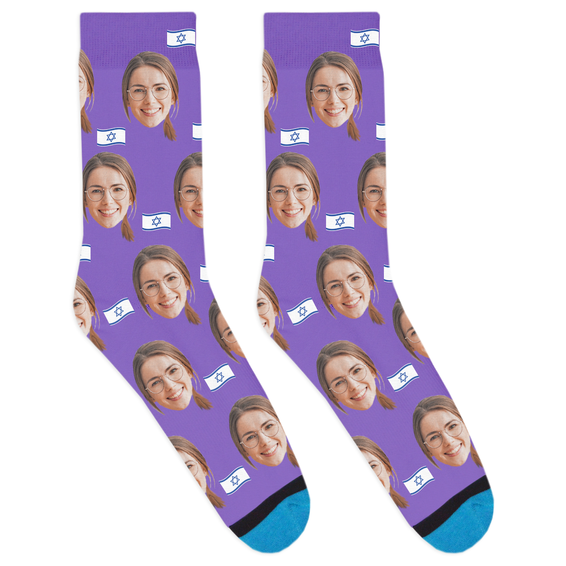 Custom Israel Flag Socks