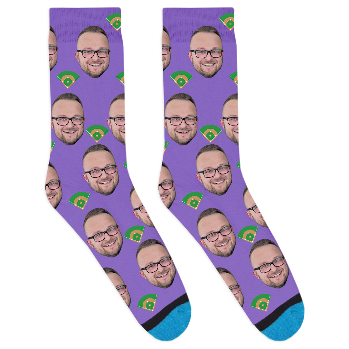 Custom Baseball Diamond Socks