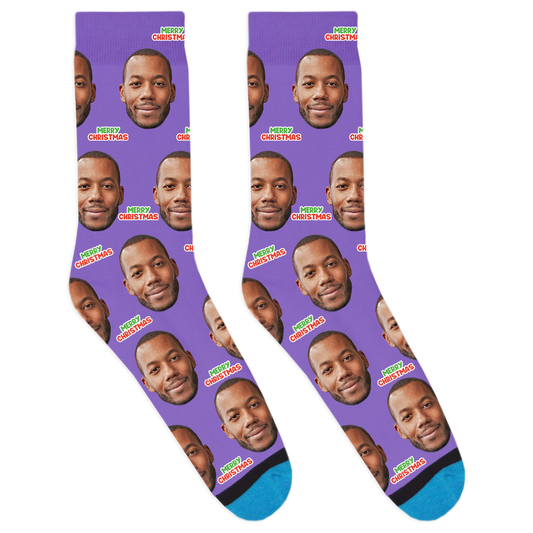 Custom Merry Christmas Socks