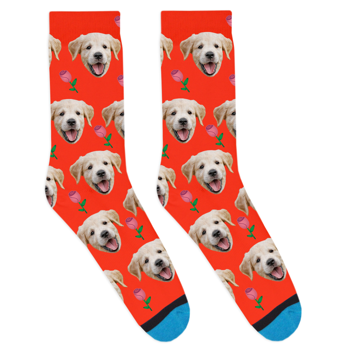 Custom Roses Socks