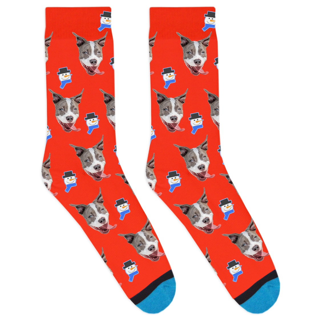 Custom Snowman Socks