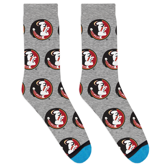 Seminole Head Scattered Socks