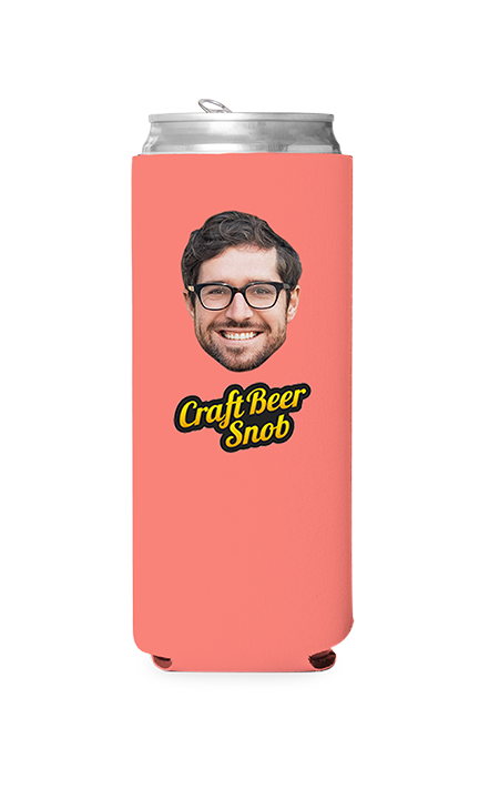 Custom Craft Beer Snob Can Cooler