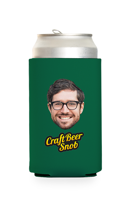 Custom Craft Beer Snob Can Cooler