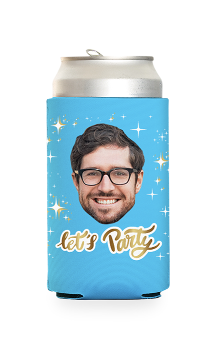 Custom Let's Party Can Cooler