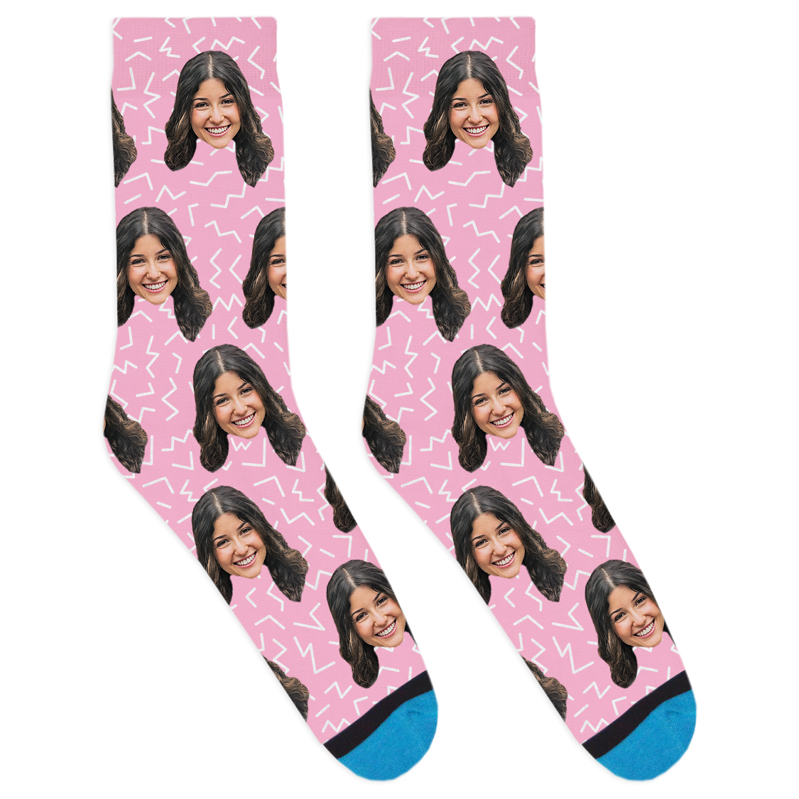 Custom Zigzag Socks