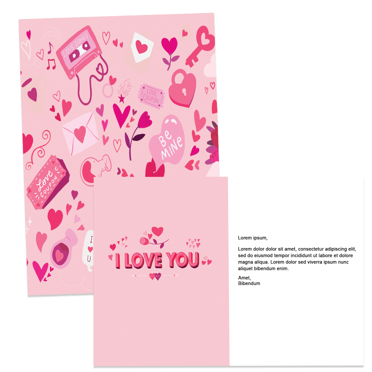 Custom I Love You Card