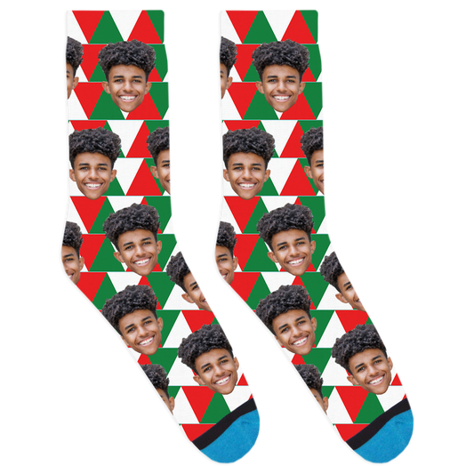 Custom Wrapping Paper Socks