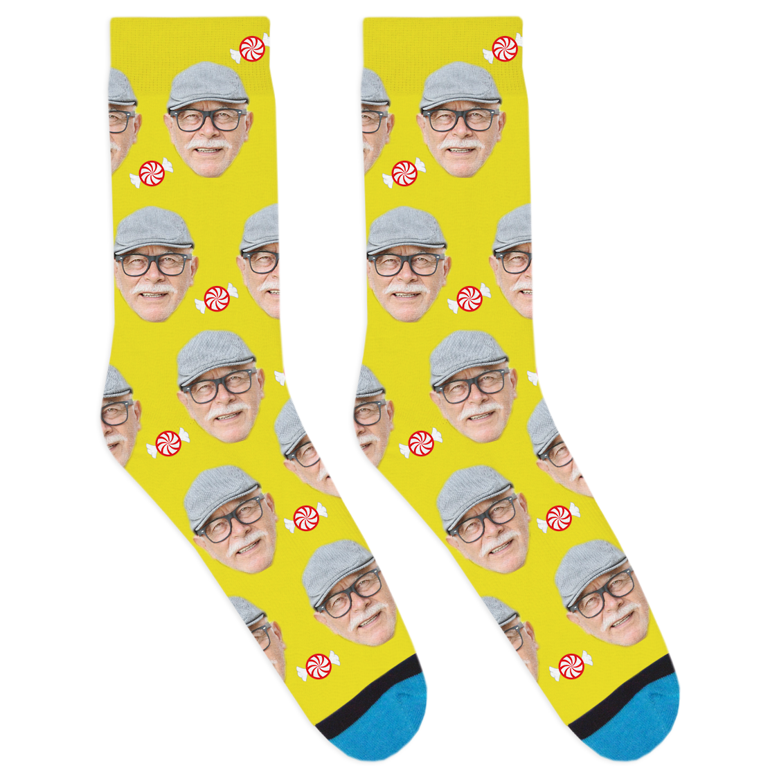 Custom Christmas Candy Socks