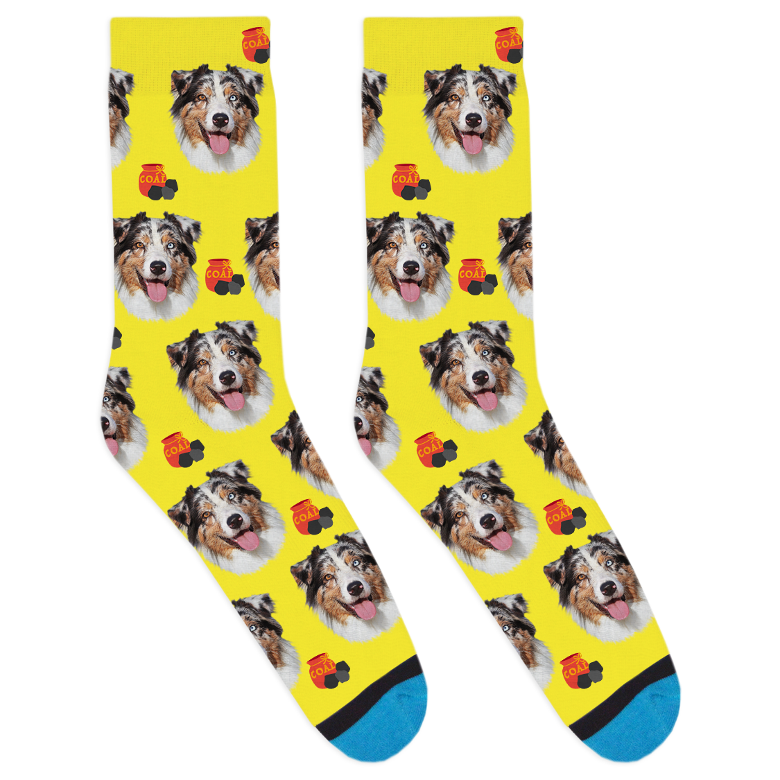 Custom Coal Socks