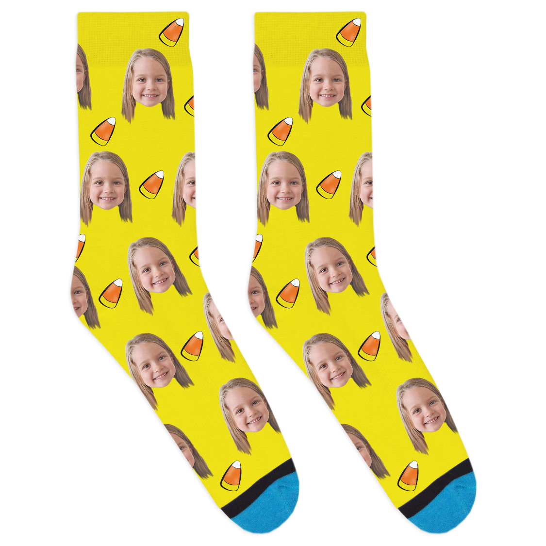 Custom Candy Corn Socks
