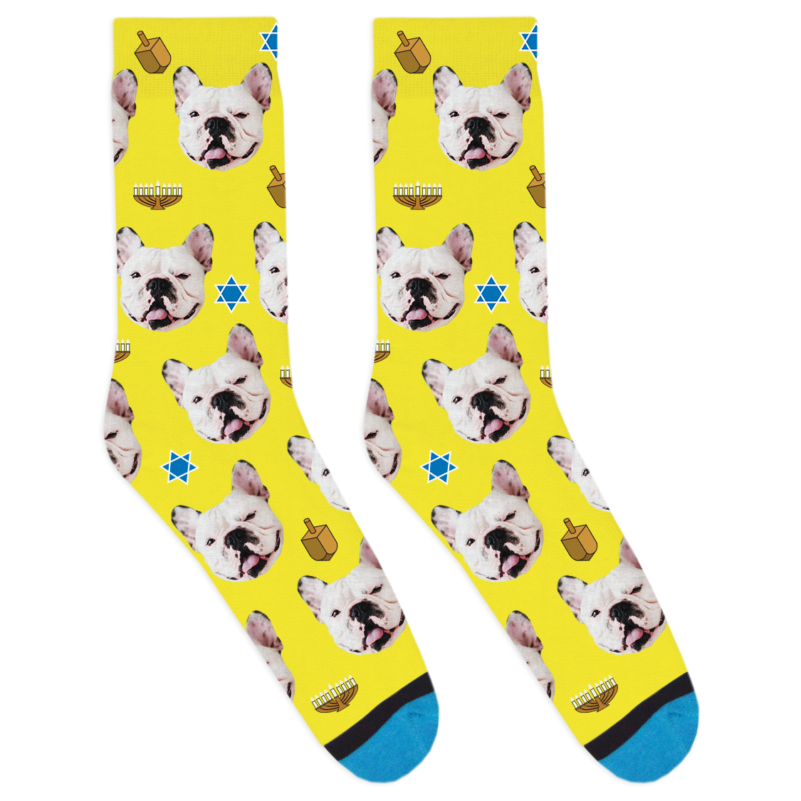 Custom Hanukkah Socks