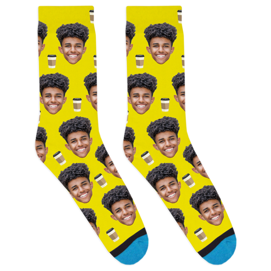 Custom Coffee To Go Socks