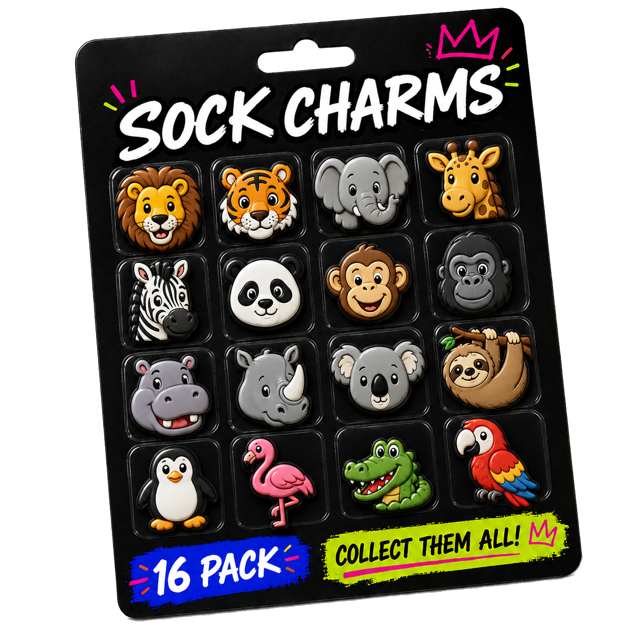 Sock Charms - Zoo Pack